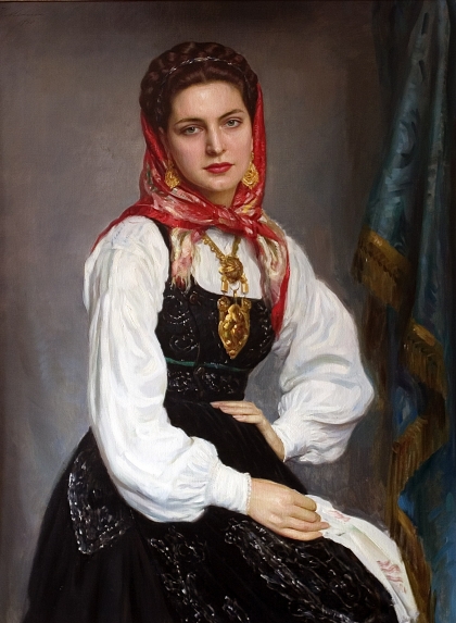 Portrait of the beautiful Estelinha