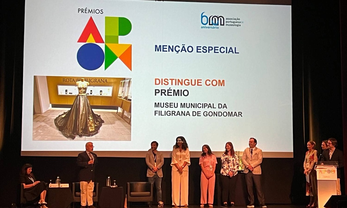 The Municipal Museum of Filigree in Gondomar has been awarded by the Portuguese Association of Filigree